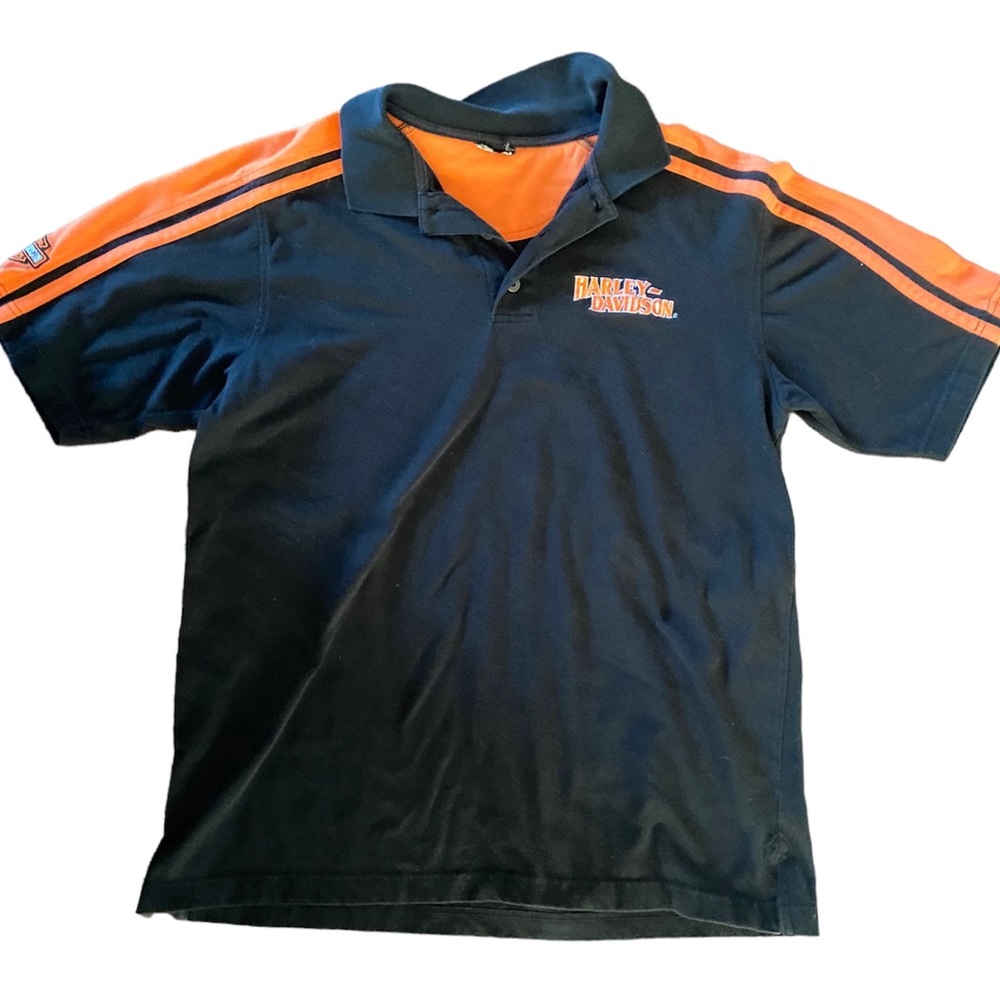 Harley Davidson Large Mens Collared shirt